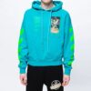 Graphic Arrow Print Cotton For Men Blue