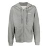 graphic-print Drawstring Hoodie “Grey”