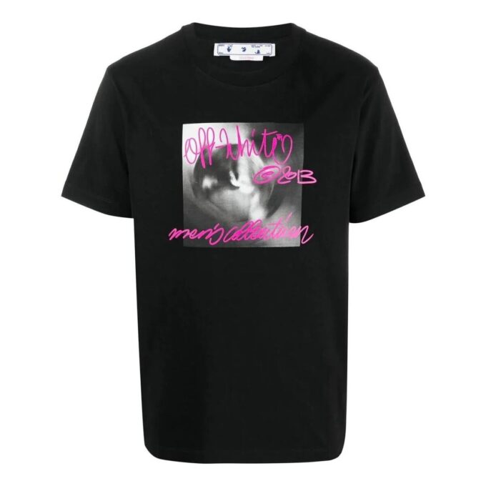 graphic-print Tee “Black”