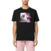 graphic-print Tee “Black”