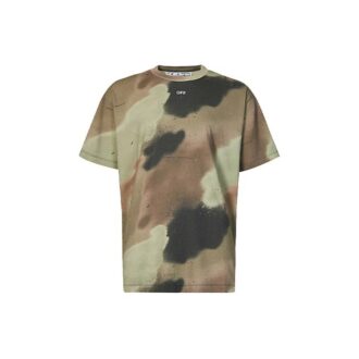 Green Black Camouflage Stencil