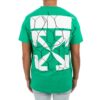 Green Fence Arrows T-Shirt Arrow Printing Short Sleeve