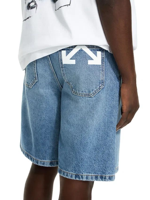 Half Arrow Denim Shorts Half Arrow Denim Shorts