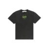 Hand Logo Slim T-Shirt Short Sleeve Black