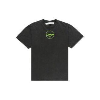 Hand Logo Slim T-Shirt Short Sleeve Black