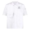 Hand Painted Printing Shirt Men White