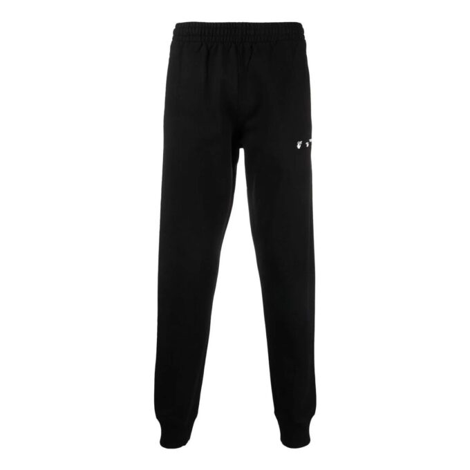 Hands Off Cotton Track Pants “Black”