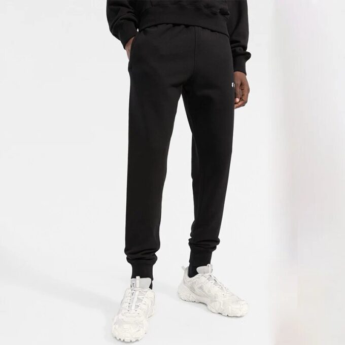 Hands Off Cotton Track Pants “Black”