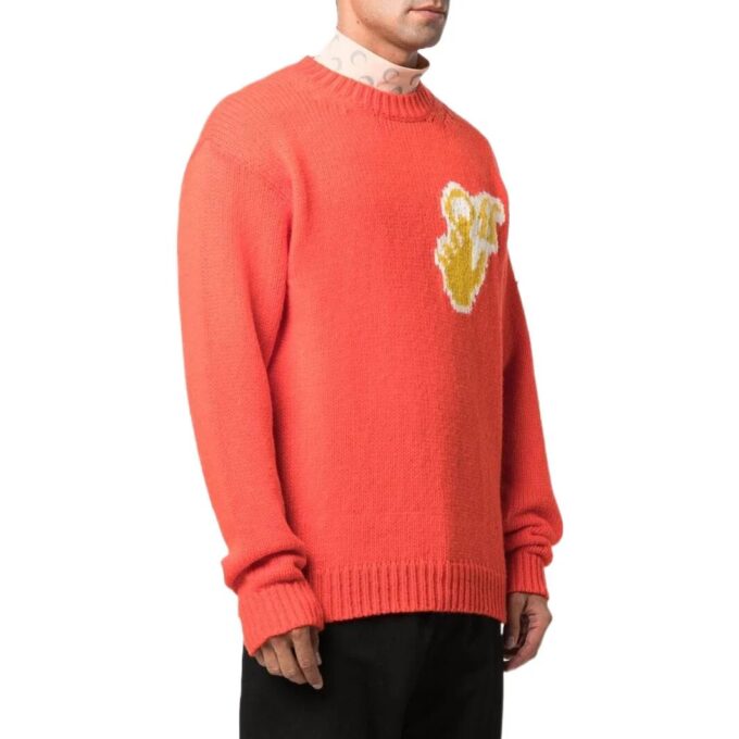 Hands Off intarsia jumper