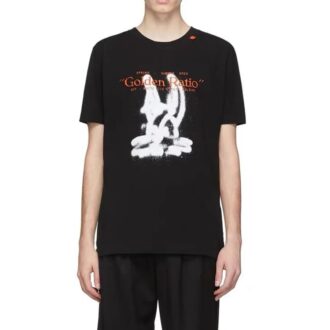 Harry the Bunny C/O Virgil Abloh Men’ s Black Cartoon Slim Black