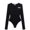 Heavy Jersey Button-Up Bodysuit Heavy Jersey Button-Up Bodysuit