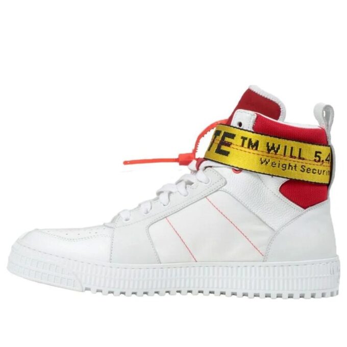 HI Top Sneakers “White Red”