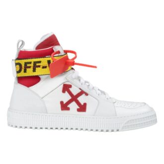 HI Top Sneakers “White Red”