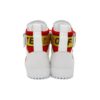 HI Top Sneakers “White Red”