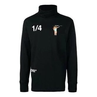 High Collar Pullover Black