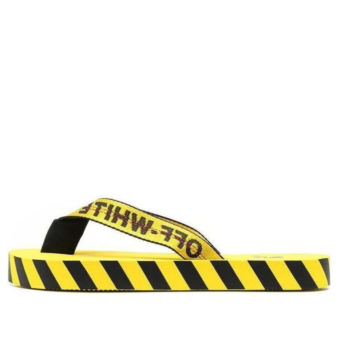 Industrial Flip Flops “Logo Tape – Yellow”