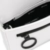 Industrial Logo Shoulder Bag White