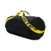 Industrial strap nylon duffle bag “Black Yellow”