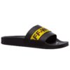 Industrial Tape Slides Slippers Black/Yellow