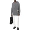 Intarsia Knit Hoodie
