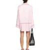 Jacquard Off-White Satin New Roxy Pajama Dress