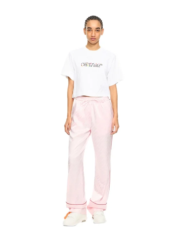 Jacquard Satin Pajama Pants Jacquard Satin Pajama Pants