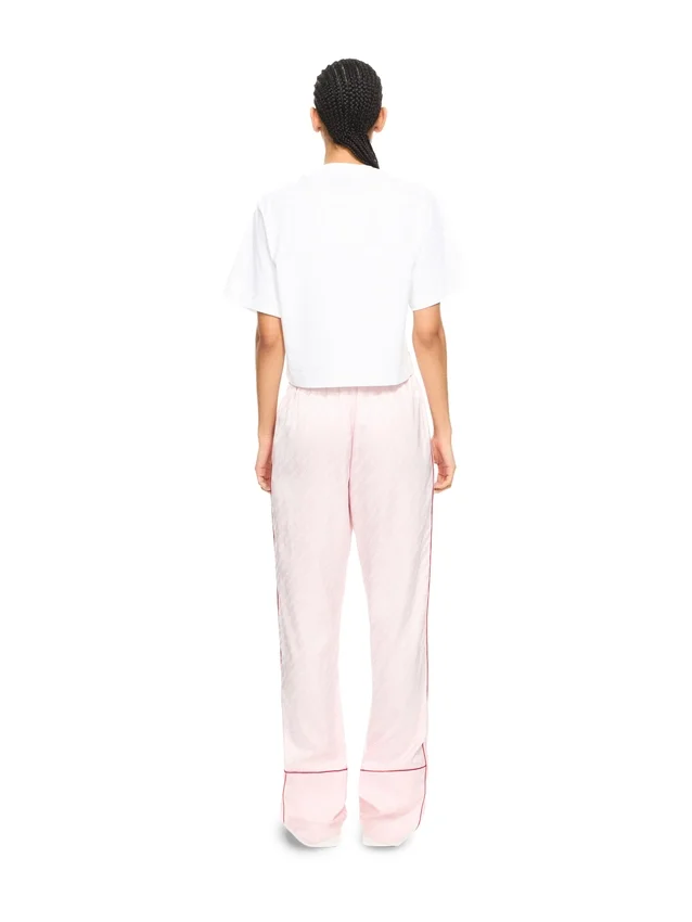 Jacquard Satin Pajama Pants Jacquard Satin Pajama Pants
