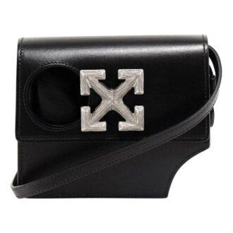 Jitney0.7 Series Design Metallic Cortex Small Black Messenger Bag