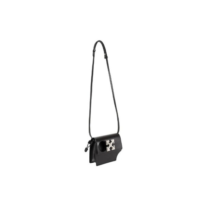 Jitney0.7 Series Design Metallic Cortex Small Black Messenger Bag