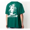 Kiss 21 Logo Printing Loose Fit Short Sleeve Green
