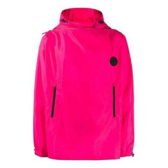 Large Arrow Back Printing Windproof Jacket Red