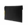 Leather Envelop Handhold Bag Unisex BlackWhite