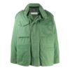 Logo Alphabet Classic Multiple Pockets Jacket Version Green