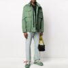 Logo Alphabet Classic Multiple Pockets Jacket Version Green