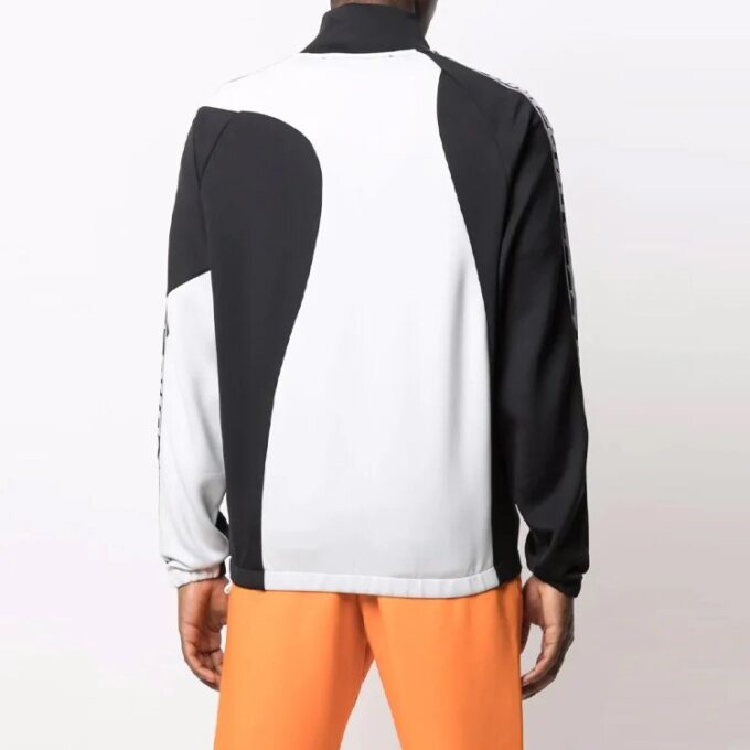 Logo Alphabet Printing Loose Jacket Version Black White