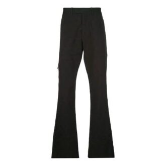 Logo Casual Pants Slim Fit Version Black