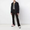 Logo Casual Pants Slim Fit Version Black