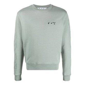 Logo Crewneck Sweatshirt “Jadeite/Black”