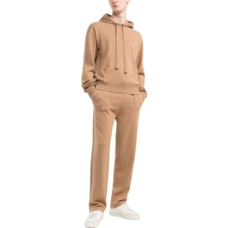 Logo Embroidered Cashmere Hoodie