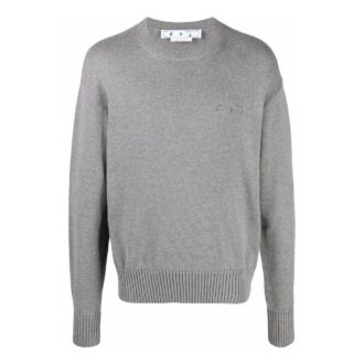 Logo Embroidered Knitted Jumper