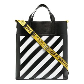 Logo Leather Tote “Black”