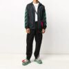 Logo Multiple Pockets Cargo Casual Pants Black