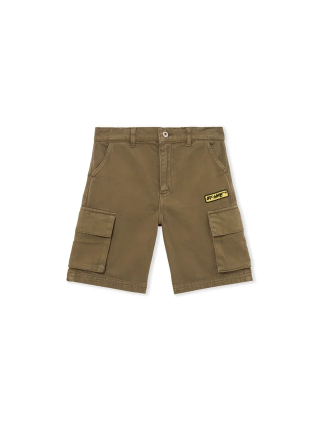 Logo Patch Diagonal Cargo Shorts Logo Patch Diagonal Cargo Shorts