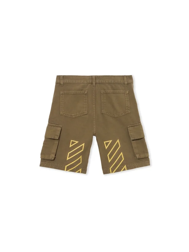 Logo Patch Diagonal Cargo Shorts Logo Patch Diagonal Cargo Shorts
