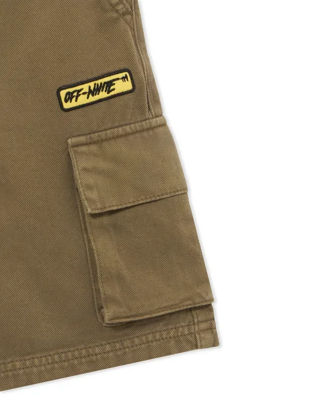 Logo Patch Diagonal Cargo Shorts Logo Patch Diagonal Cargo Shorts