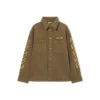 Logo Patch Diagonal Long-Sleeved Shirt