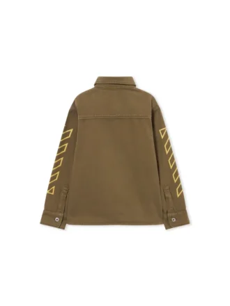 Logo Patch Diagonal Long-Sleeved Shirt Logo Patch Diagonal Long-Sleeved Shirt