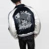 Logo Print Bomber Jacket