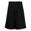 Logo-Print Knee-Length Shorts “Black”