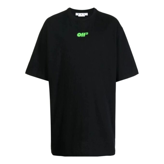 Logo Print Short Sleeve Tee “Black”
